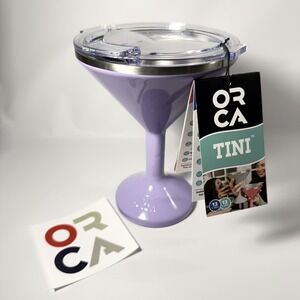 ORCA Tini 13oz Insulated Martini Glass – Lilac - New